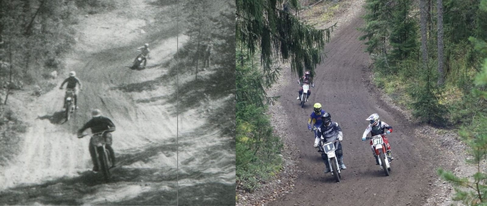 Perinteet elää. Vasemmalla ollaan vauhdissa 1969 ja oikealla 2026